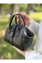 Nçs Siyah Mini Kadın El Ve Omuz Çantası -zerafetin Minimal Hali(EN:18~BOY:13)