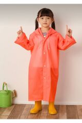 Unisex Çocuk Gri Su Rüzgar Geçirmez Yağmurluk Çıtçıtlı Kapüşonlu Narçiçeği - Standart
