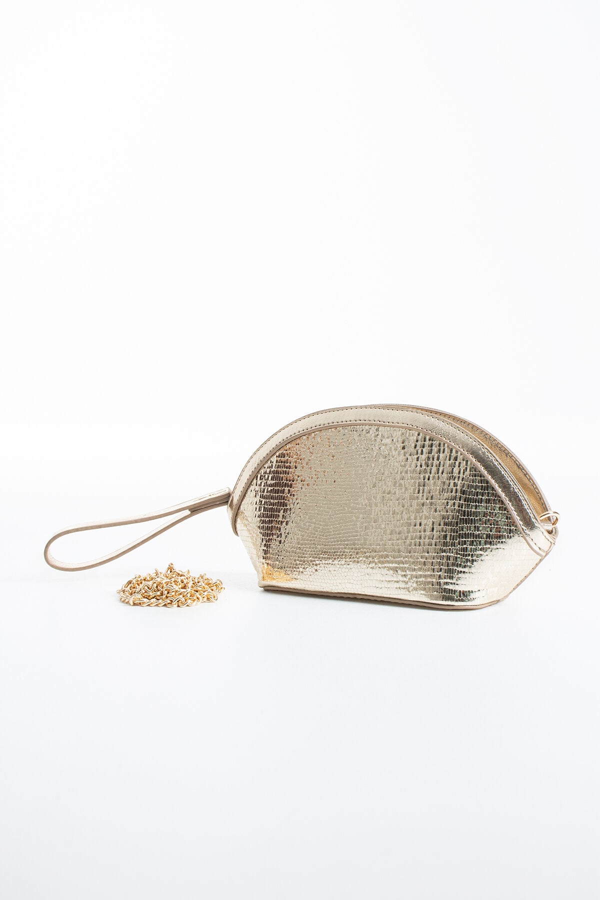 Siyah Altın Puantiyeli Clutch Portföy Kadın El Çantası Omuz Çantası Çapraz Çanta Altın